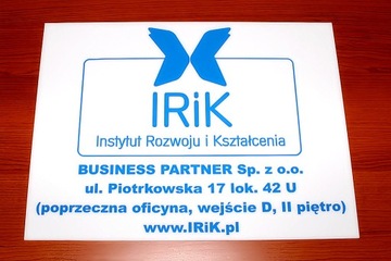 PLEXI ИНФОРМАЦИОННАЯ ДОСКА - РЕКЛАМНАЯ ДОСКА