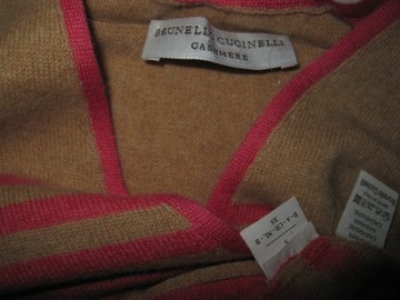 BRUNELLO CUCINELLI sweter 100% CASHMERE (jak NOWY)