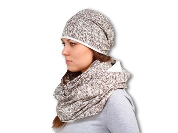 WYPRZEDAŻ Damski bawełniany komplet dresowy BEANIE