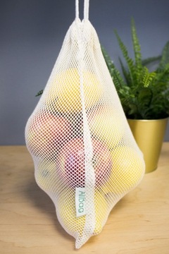 Сумки для покупок из эко-сетки Zero Waste - 6 шт.