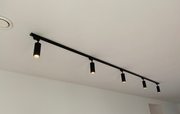 Комплект: направляющая 4 м + 8 светодиодных ламп GU10.