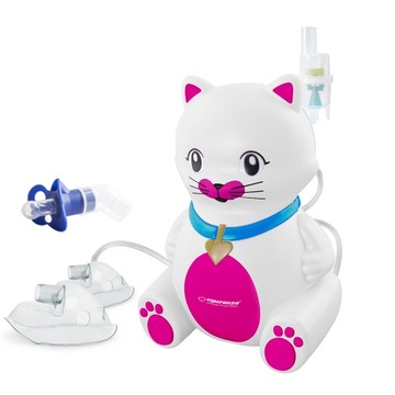 INHALATOR DLA DZIECKA KOTEK 2 x MASKA + SMOCZEK