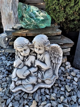 БЕТОННАЯ ФИГУРКА - АНГЕЛ / АНГЕЛЫ С СЕРДЦЕМ