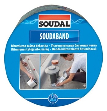 SOUDAL bitumiczna taśma dekarska 75mm/10m grafit