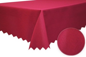Plamoodporny obrus 80x80 cm ciemnoczerowny bordowy