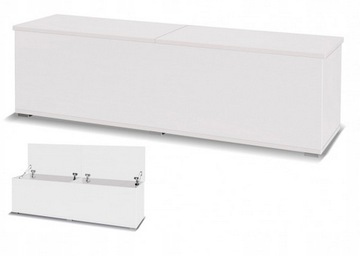 Pojemnik / skrzynia 157cm biały mat X33