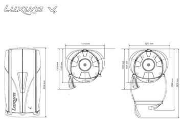 LUXURA V7 стоячий солярий