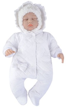 КОСТЮМ ТЕПЛЫЙ БЕЛЫЙ КРЕСТИЛЬНЫЙ 68 L87A