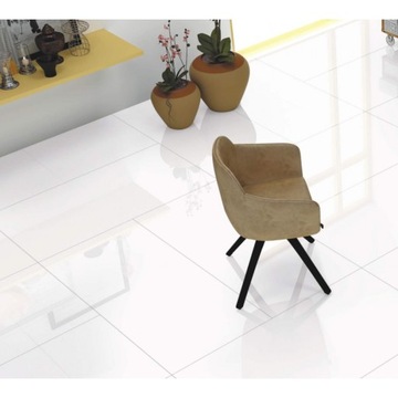 PŁYTKI SUPER BIAŁE 60X60 POŁYSK WHITE POLER