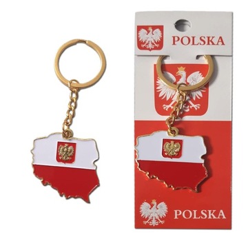 Brelok breloczek kontur POLSKI POLSKA