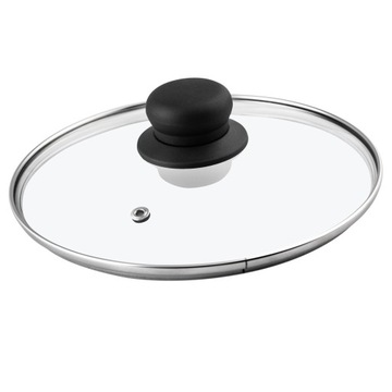КРЫШКА СТЕКЛЯННАЯ КРЫШКА КАСТРЮЛЯ 30см, УНИВЕРСАЛЬНАЯ, ТЕРМОСТОЙКАЯ