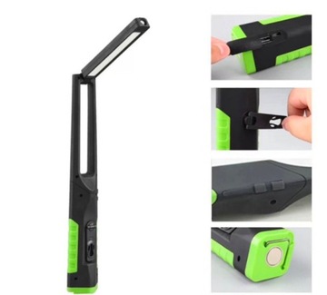 LATARKA LAMPA POWERBANK COB LED MAGNES HAK USB
