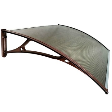 DASZEK NAD DRZWI ZADASZENIE 150 x 80 ALUMINIUM