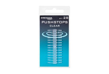Drennan Stopery pushstop Transparentny Clear 28szt