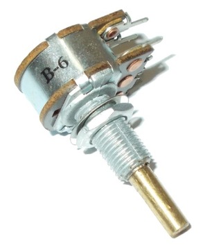 POTENCJOMETR TELPOD B-6 2x 100k logarytm 5sztuk