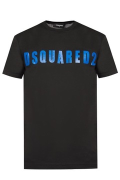 DSQUARED2 czarny t-shirt z logo r. XL ORYGINAŁ