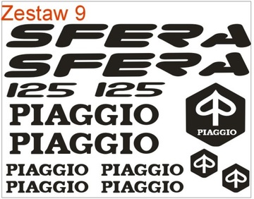 Наклейки Piaggio TyphoonSphere zip 50 125 SP RST