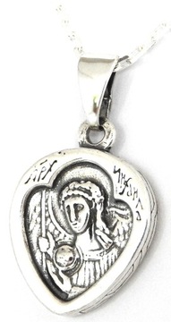 SREBRNY MEDALIK ARCHANIOŁ MICHAŁ ŁAŃCUSZEK 45 925