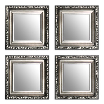 DEKORACJA LUSTRZANA LUSTRO RAMA 4szt 23x23 KOLORY