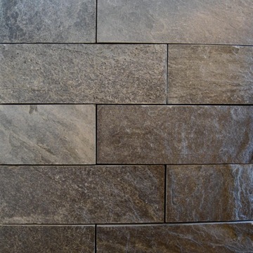 Płytki ścienne elewacyjne łupek Silver Grey 30x10