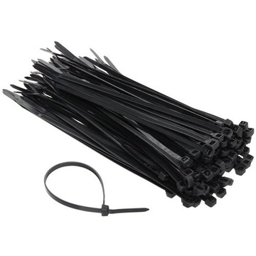 OPASKI ZACISKOWE TRYTYTKI 200x2,5 100szt. CZARNE