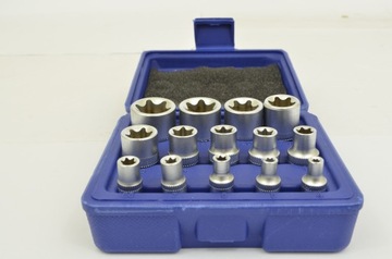 НАБОР ВНУТРЕННИХ ТОРЦЕВ TORX E4 E24 TORXY 14 шт.