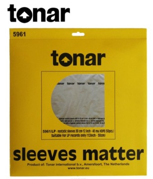 KOSZULKI WEWNĘTRZNE LP 12'' TONAR ANTISTATIC 50SZT