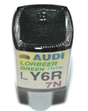 AUDI LY6R LORBEER GREEN LAKIER ZAPRAWKA DO RYS ARA 10 ML