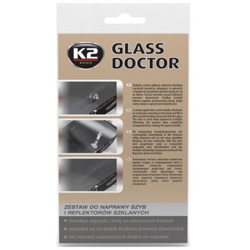 K2 GLASS DOCTOR ZESTAW DO NAPRAWY SZYB REFLEKTORÓW