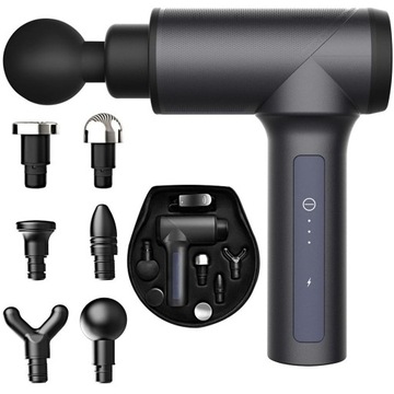 МАССАЖНЫЙ ПИСТОЛЕТ МАССАЖЕР 5 УРОВНЕЙ + 6 КОНЦОВ