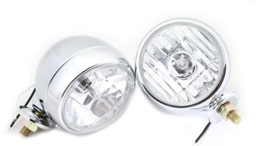 CHROME LIGHTBARS световая планка на дугах безопасности, 2 шт., СЕРТИФИКАТ, габаритные фонари, галогенные лампы