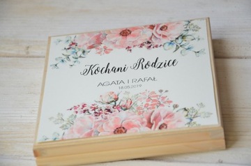 Приглашение на свадьбу для родителей в коробке /10 шт.