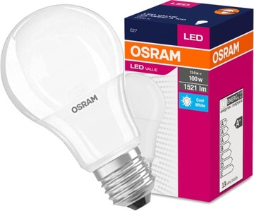 Osram Żarówka LED E27 A60 4000K 13W=100W 1521lm