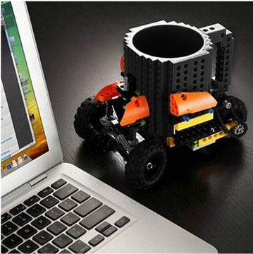 КРЕАТИВНАЯ КИРПИЧНАЯ КРУЖКА + БЛОКИ НАБОР БЛОКОВ В ПОДАРОК ​​ЕМКОСТЬ 350мл