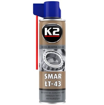 K2 ŁT43 SMAR DO ŁOŻYSK TOCZNYCH I ŚLIZGOWYCH 400ML