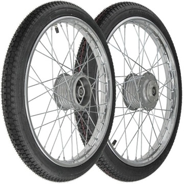 2x КОЛЕСНЫЕ ОБОДЫ ШИНЫ 19 ДЮЙМОВ ROMET KOMAR ŻAK lynx