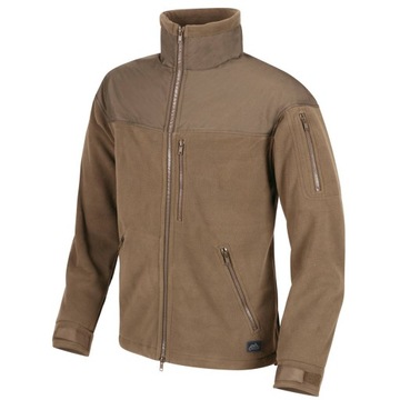 BLUZA MĘSKA POLAR ROZPINANY CLASSIC ARMY HELIKON FLEECE Coyote