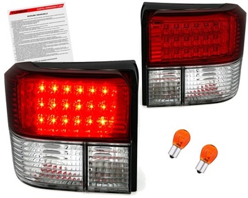 VW Transporter T4 90-03 lampy tylne tyl LED R-W