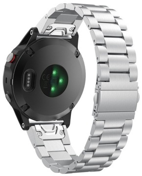 SREBRNA Bransoleta Garmin Fenix 7S PRO Solar