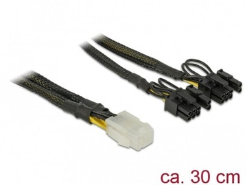 Разветвитель питания 2x PCI Express 8-контактный - 6-контактный