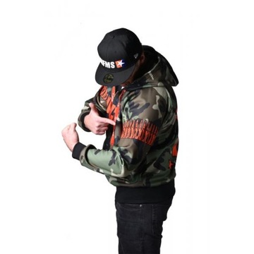 Толстовка с капюшоном на молнии CAMO AK47 INFAMOUS TEAM M