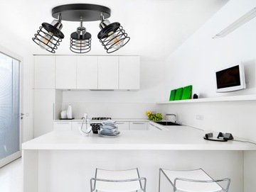 ПОТОЛОЧНЫЙ СВЕТИЛЬНИК, ПОТОЛОЧНЫЙ СВЕТИЛЬНИК, СВЕТОДИОДНАЯ ЛЮСТРА EDISON LOFT