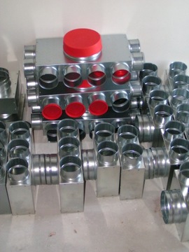 Статическая коробка 2x75/125 для РЕКУПЕРАЦИИ