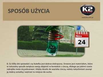 K2 VENTO LEMON 8ML V408 АВТОМОБИЛЬНЫЙ АРОМАТ