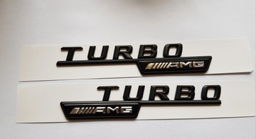 Mercedes C E A CLA GLA C63 Черный значок AMG