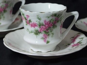 Piękna porcelanowa filiżanka kawowa Carl Tielsch