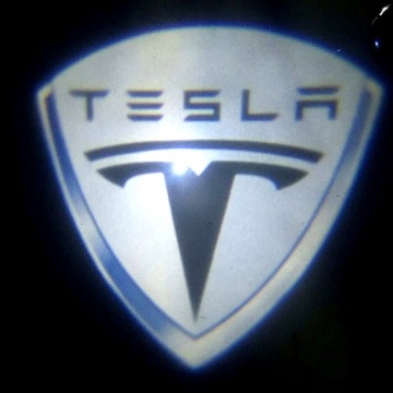 ТЕСЛА! LED ЛОГОПРОЕКТОР TESLA S X Y 3 HD лампа!