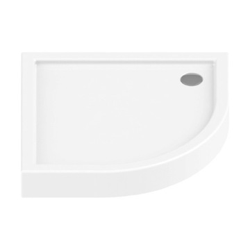 Brodzik COLUMBUS PÓŁOKRĄGŁY R55 80x80x14