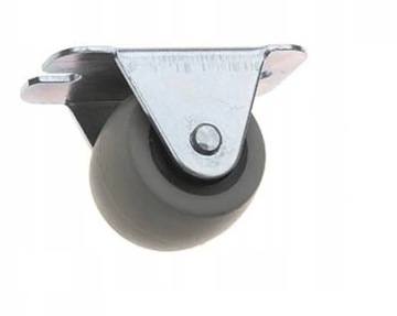 Rolka Prosta Przykręcana Kółko Meblowe Stałe Gumowe 33 mm Kółko Do Mebli