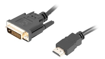 KABEL HDMI (M)->DVI-D(M)(24+1) 3M CZARNY 4K